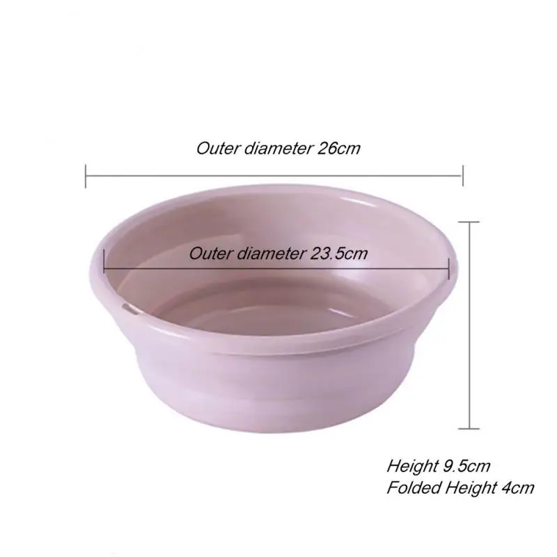 Foldable Large Washbasin for Student Dormitory Household Baby Small Basin Portable Travel Folding Laundry Tub Accessories folding wash basin