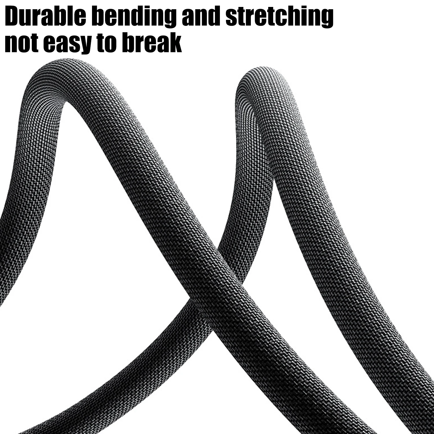 High-Power Coiled USB-C Charging Cable - 120W Fast Charge with Retractable Nylon Braiding