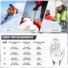 WOLFILIST Ski Gloves Waterproof Windproof - 3M Thinsulate Insulated Warm Snow Gloves with Zipper Pocket 4
