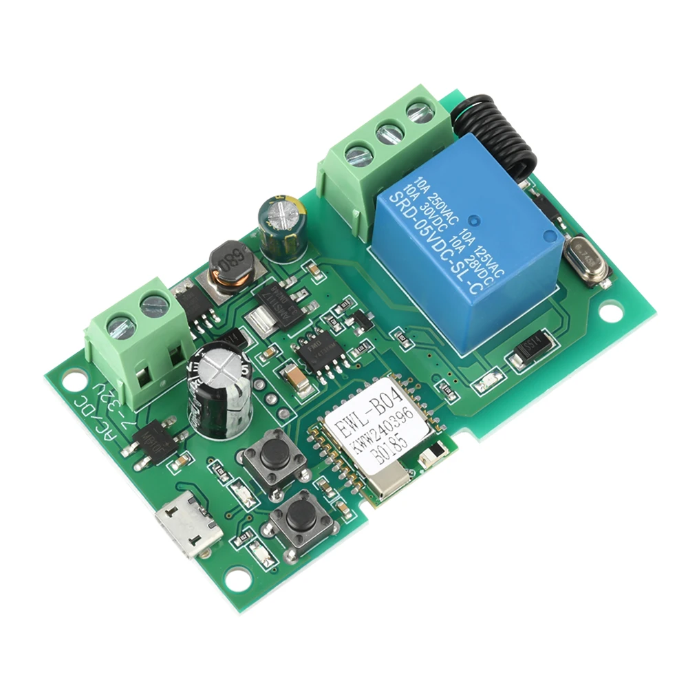Smart WiFi Relay Module for Remote Home Automation Control