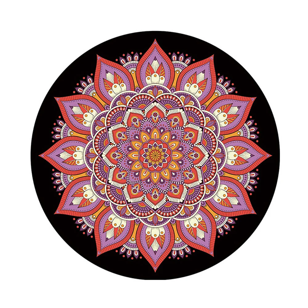 

eco friendly round yoga mat custom circle yoga meditation mat