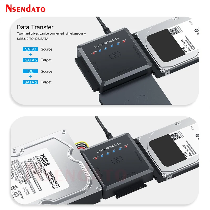 USB 3.0 to IDE SATA Adapter USB3.0 USB2.0 Sata Cable for 2.5 3.5 Hard Disk Drive HDD SSD USB IDE SATA Converter Adapter