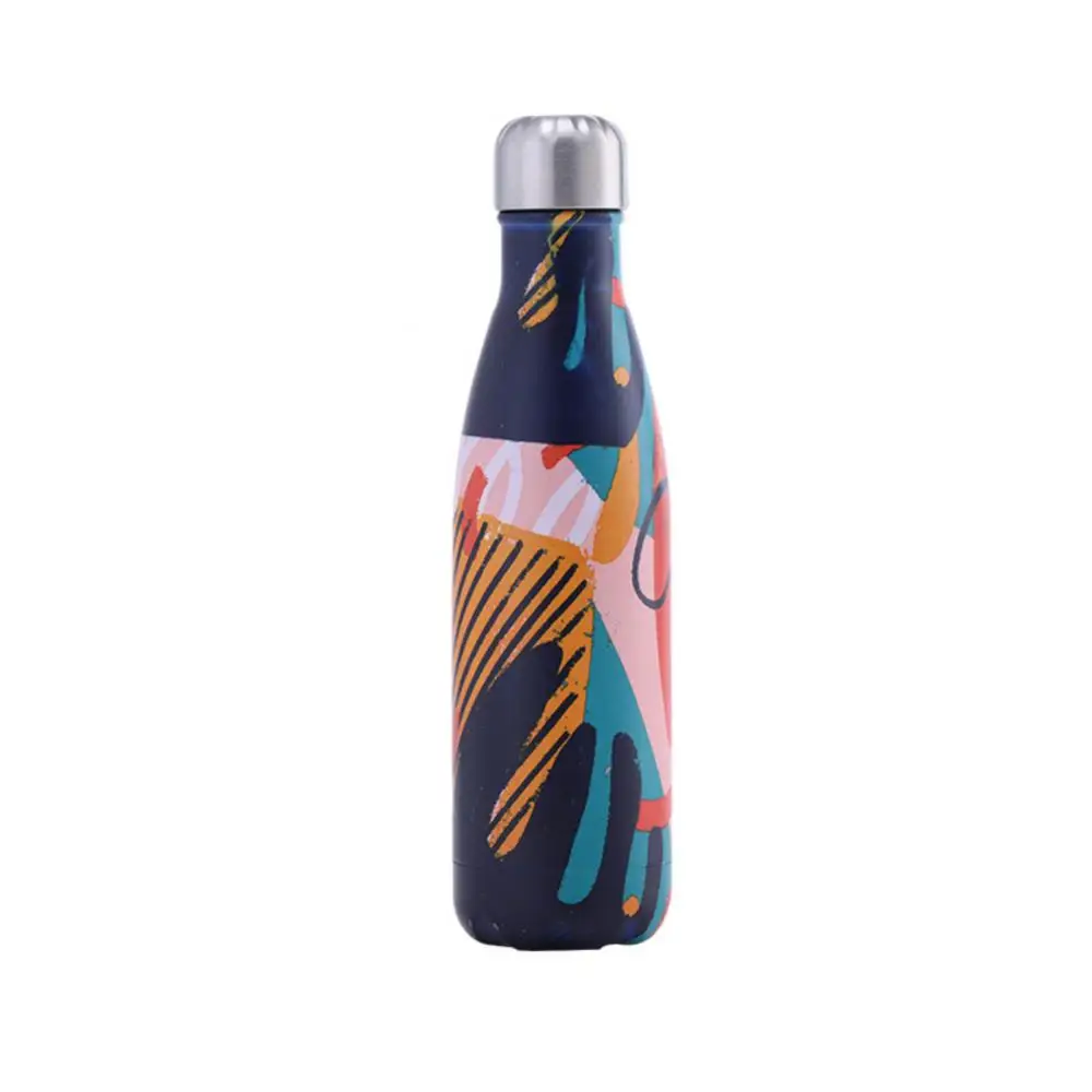 Creative Double-Wall Thermos Cup 304 Stainless Steel Drink Water Bottle High Capacity Sport Water Bottles