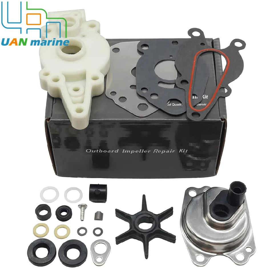 Marine Engine Maintenance Water Pump Impeller Repair Kit For Mercury Mariner 6-15 HP Outboards - Replaces 46-42089A5, 46-42089A4 Mercury Mariner Impeller Repair Kit 6-15HP
