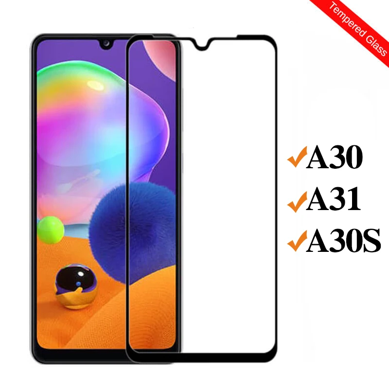

9H Full Cover Protective Glass for Samsung A30S A31 A30 Tempered Glass for Samsung Galaxy A 30 S 31 30s A31 A30 Screen Protector