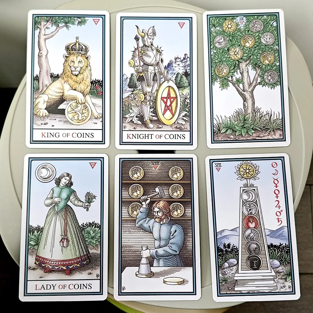 The Alchemical Tarot Renewed 6th Editiona 12*7cm 80-card Tarot Deck Links Between Alchemical Symbolism and Traditional Imagery 4