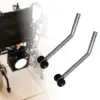 2 Pieces Wheelchairs Anti Rollovers Reverse Wheel Aluminum Alloy Universal Wheelchairs Stabilizer Wheels for Elderly Patient 1