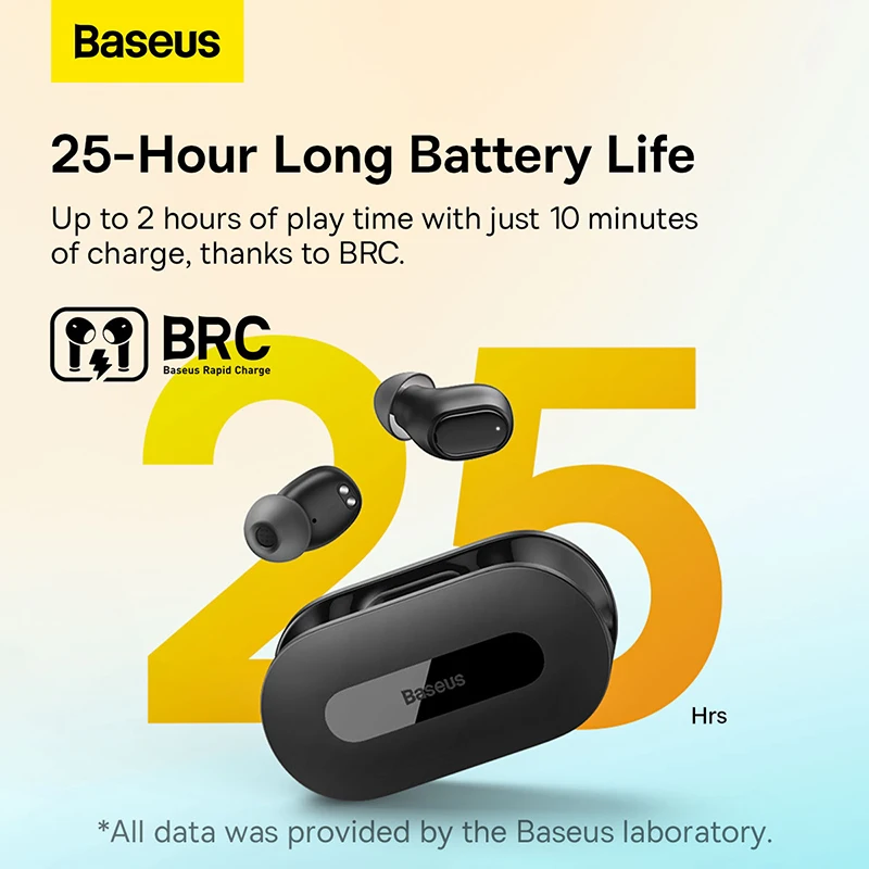 Verdadeiro Fone de Ouvido Bluetooth sem Fio Esportes Headphone Touch Control Tws Headconjunto 5.3 Baseus-ez10 - Image 4