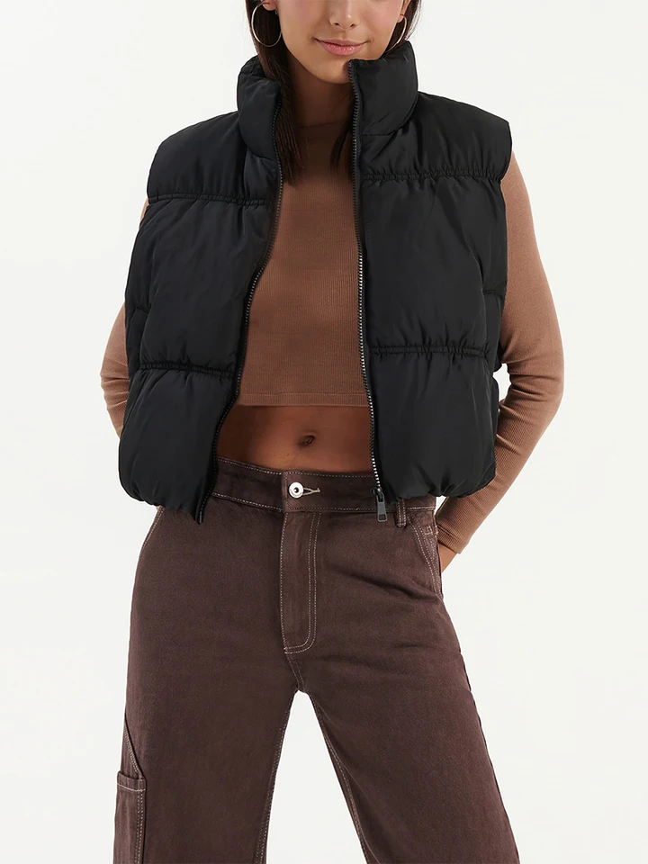 Women's Lightweight Quilted Winter Vest Jacket
