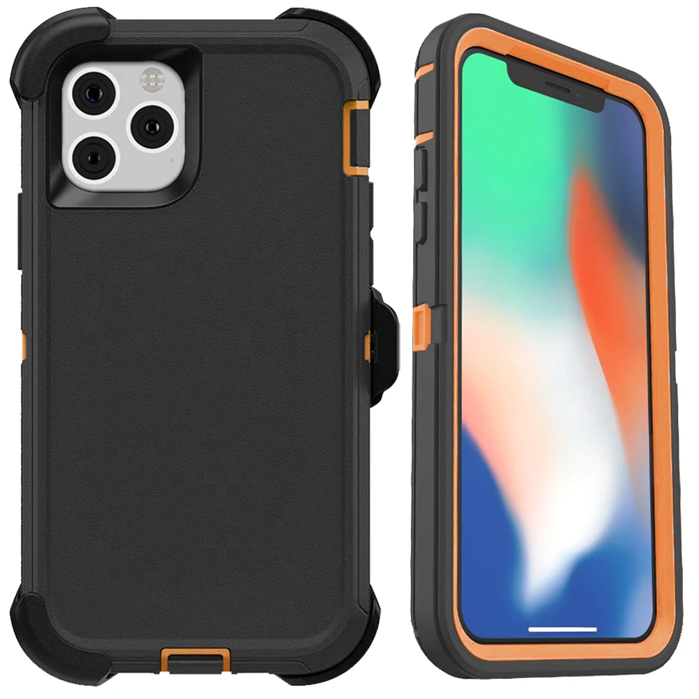 Triple Protection Shockproof & Heavy Duty Case with Belt Clip