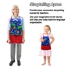 Storytelling Apron Montessori Materials Parish DIY Story Felt Kindergarten Education Teacher Teaching Aids Learning Game for Kid 3