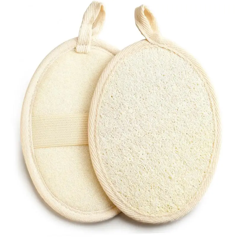 

Natural Loofah Body Scrubber Bath Exfoliating Sponge Soft Shower Brushes Clearner Pad Exfoliator Shower Puff Body Skin Care Tool