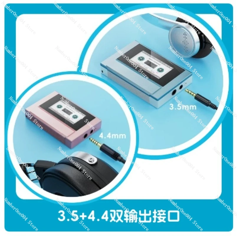 새로운 무선 블루투스 MP3 미니 워크맨 8GB 맞춤형 DSD 지원 레트로 휴대용 블루투스 플레이어 음악 선물