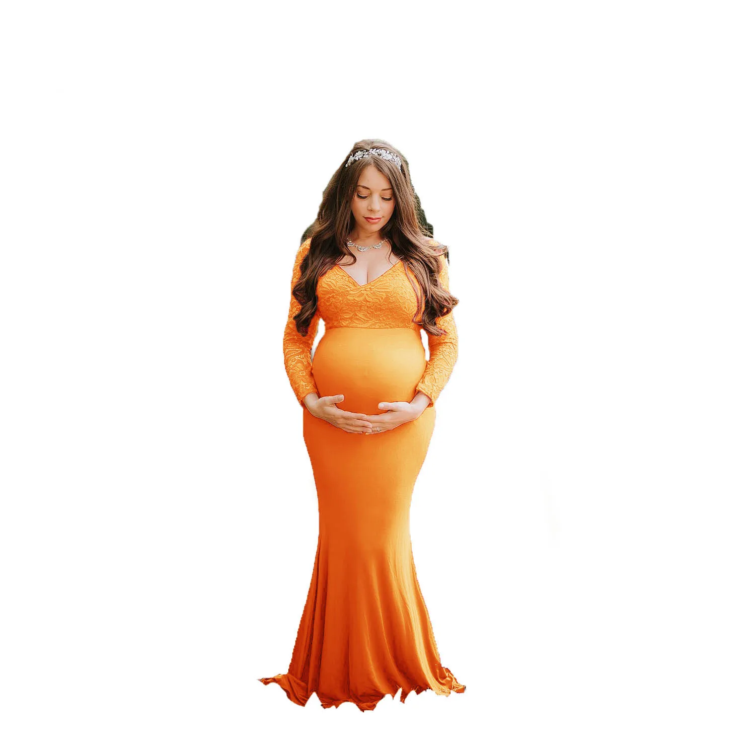 Classic Maternity Photography Props Maternity Dresses Off Shoulder Maternity for Photo Shoots Women Pregnancy Dresses 4 S5a3793e055ea4696a16ce7c5c9904b212