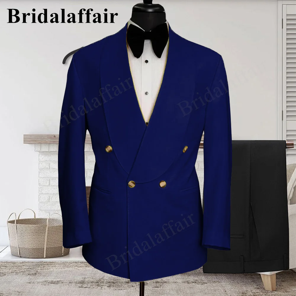 

Новейший Повседневный темно-синий блейзер Bridalaffair, мужской летний костюм, облегающая Мужская куртка, изготовленная на заказ пляжная праздничная одежда для мужчин