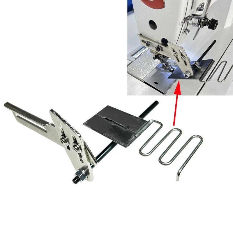 Tape Attaching Folder Guide For Industrial Sewing Machine Rubber