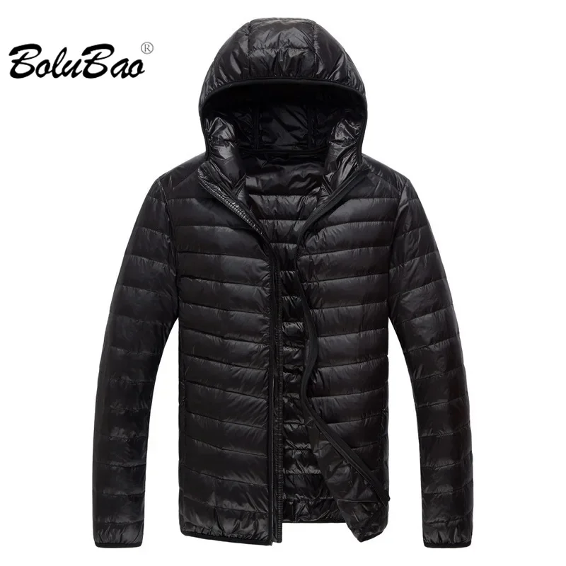 

BOLUBAO 2023 Outdoor Leisure Parker Cotton-Padded Men's Slim-Fit Warm Hooded Coat High Quality Hot Cotton-Padded Men