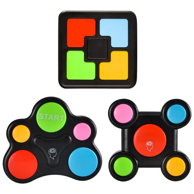 Juego De Memoria Portátil Simon Con Luces Y Sonidos – 5x5x2 Cm, Ideal Para Viajes Y Para Entrenar La Mente De Niños Y Adultos