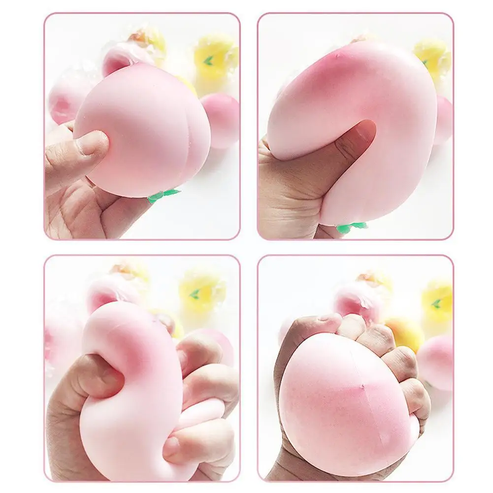 2023 New Creative Anti Stress Peach Needoh Children's Ball Ball Squeeze Gift Fidget Toy Novelty N6V4 2