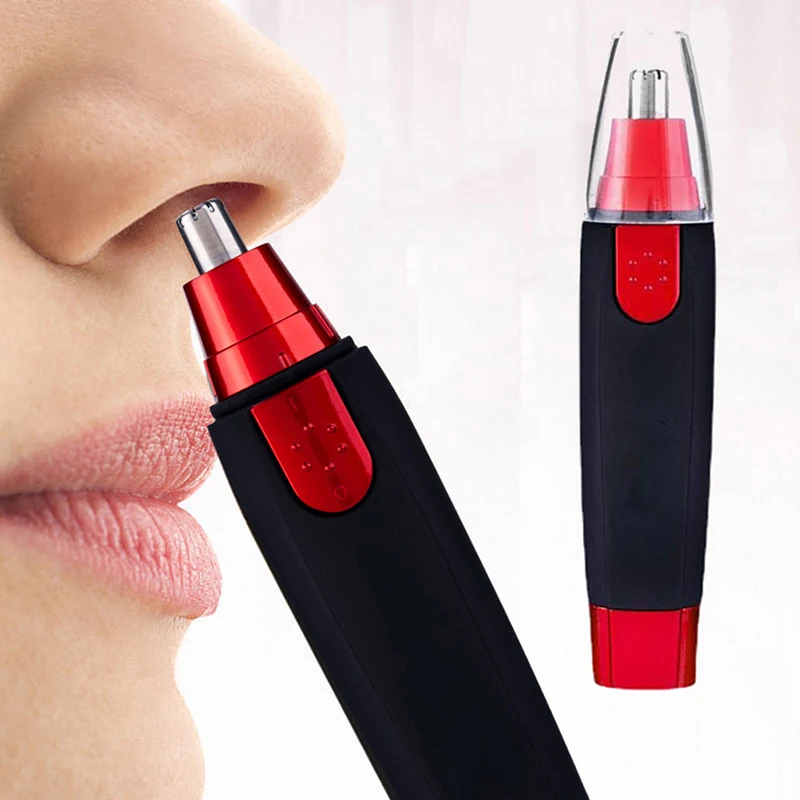 Electric Nose Hair Trimmer Implement Shaver Clipper Battery Operated Men Women Trimmer Shaver 1Pcs