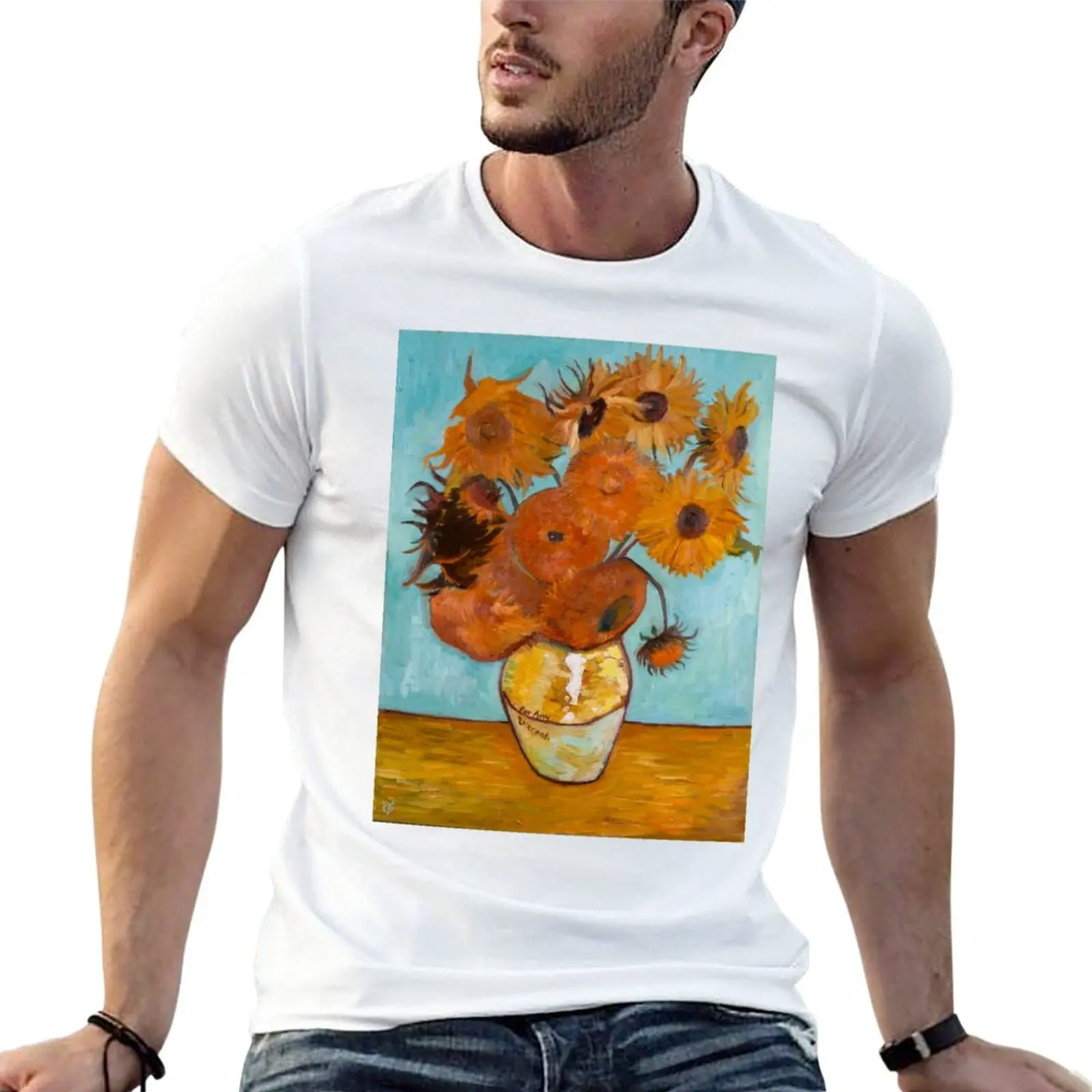 Nuovi Girasoli Per Amy T-Shirt Plus Size Magliette Abbigliamento Estetico T-Shirt Magliette Corte Per Uomo