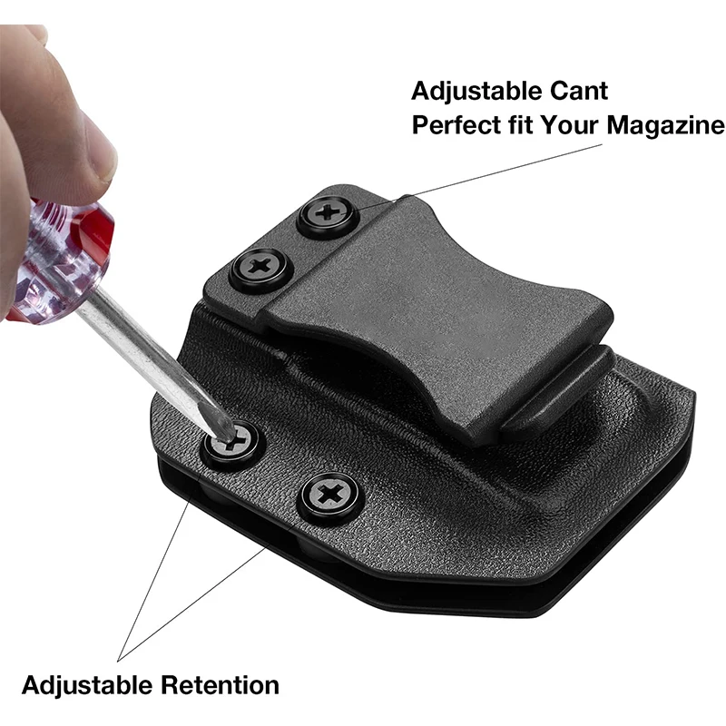 IWB/OWB Gun Holster Single Magazine Case Mag Pouch Fits Glock 17 19 26/23/27/31/32/33 M9 P226 USP 92F Single Magazine Pouch pistol holster gun holster gun accessories