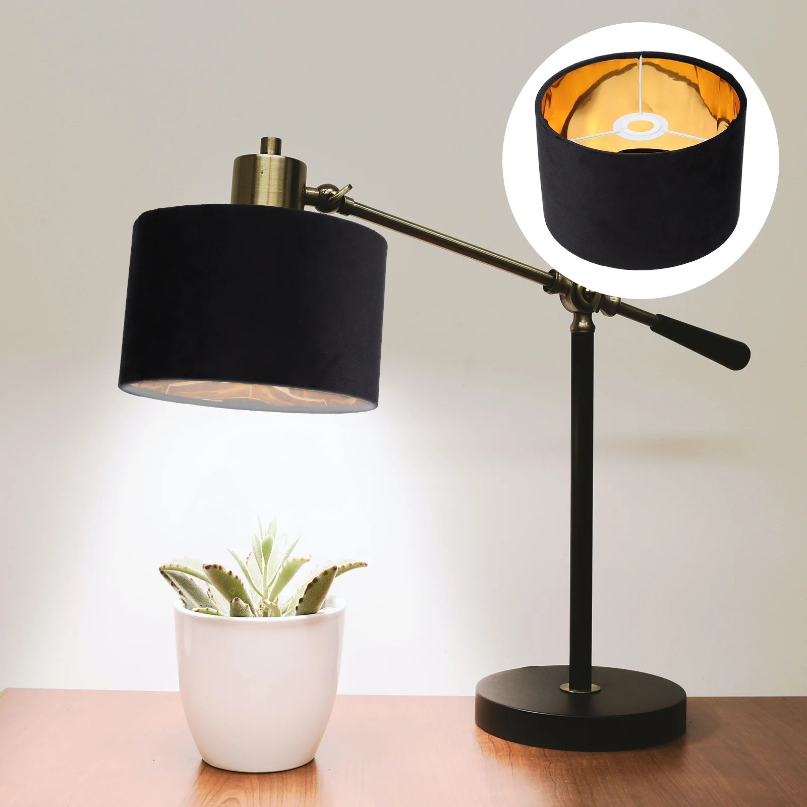 

Vintage Pendant Light Lamp Shade Home Use Lampshade Accessory Ornament Desk Cover Cloth Craft Decor Decorative