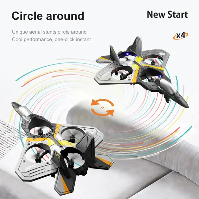 V17 Rc Remote Control Airplane 2.4g Remote Control Epp Hobby Drone Fighter Kids Gift Toys Plane Airplane Foam Rc U0q7 5