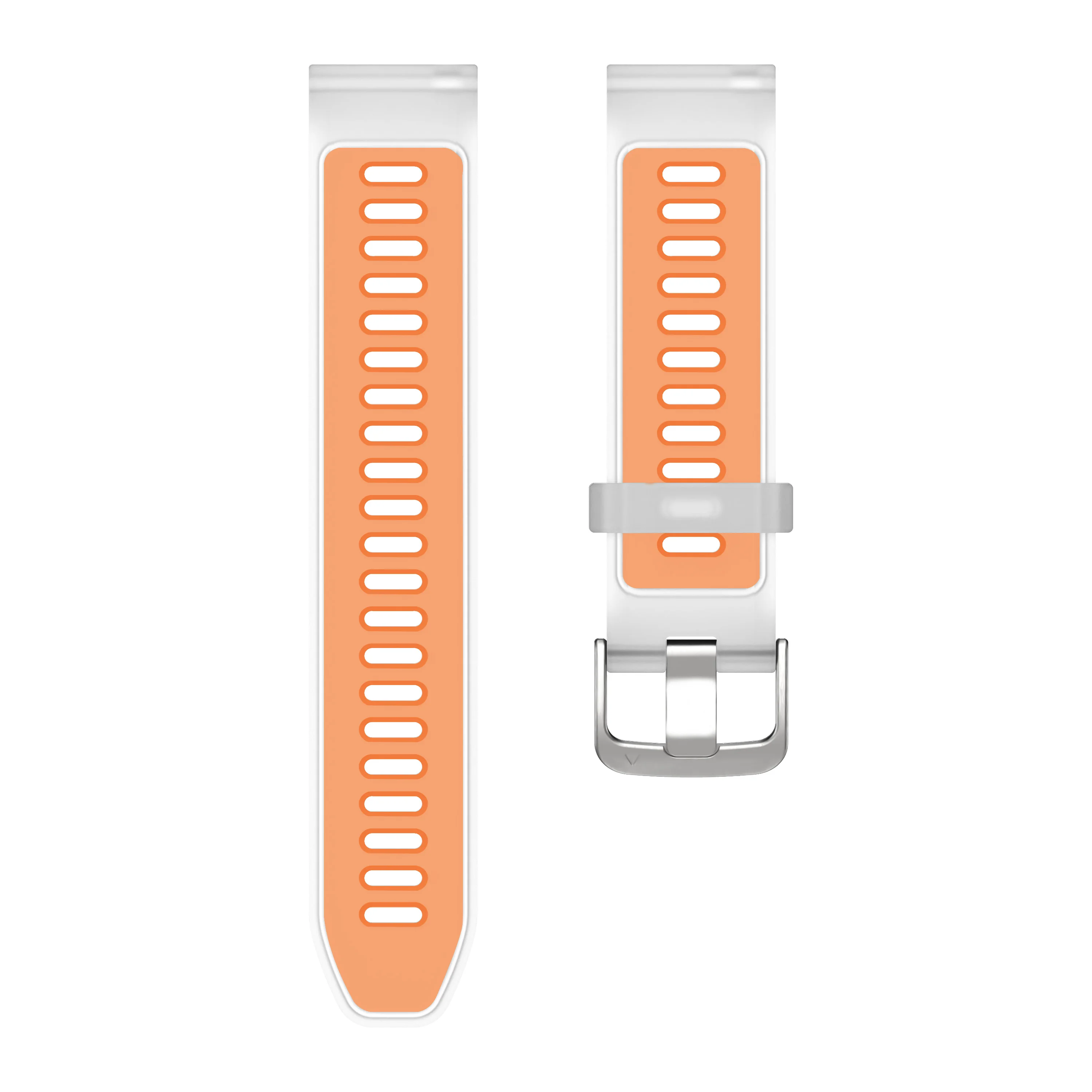 Translucent Silicone Wristband - 22mm Adjustable Strap