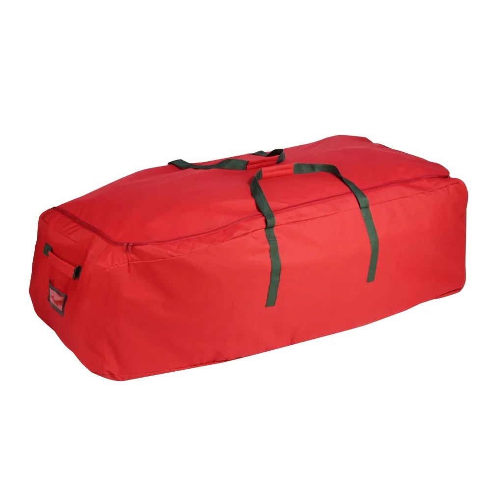 

Polyester 10' Extra Large Rolling Holiday Tree Storage Bag Save Christmas Tree Décor Home Organization Garden