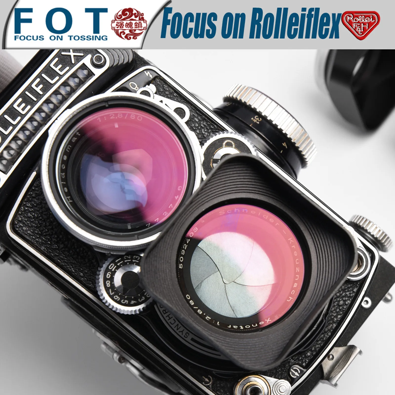 Rolleiflexローライフレックス　2.8用メタルフード　Bay III Rolleiflexローライフレックス 2.8用メタルフード Bay III