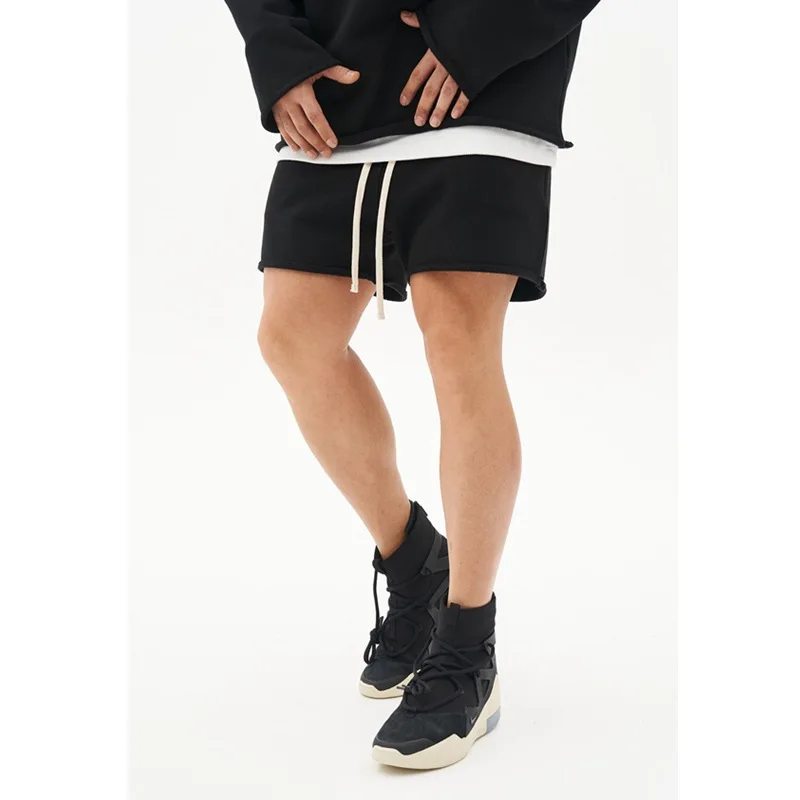 Men Shorts Fashion Casual Knee Length Elastic Waist for Men Workout Gym Sweatshorts Streetwear