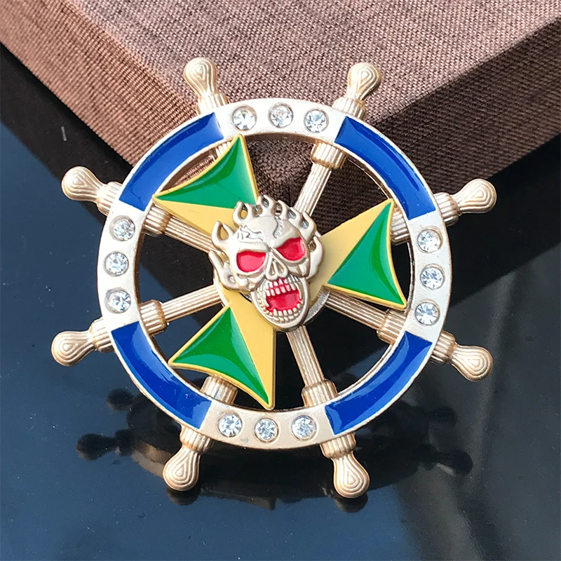 Double-Layer Finger Gyro Metal Stress Relieving Hand Spinner Kids Fingertip Stress Relief Toys