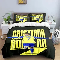 Fashion Football R-Ronaldo Digital Printing Bedding Set Duvet Cover Comforter Bed  Youth Kids Girl Boys Birthday Gift 2