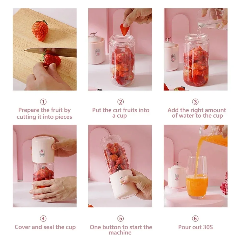 de frutas frescas copo eletrico shake smoothie ice cru 500ml 6 laminas 04