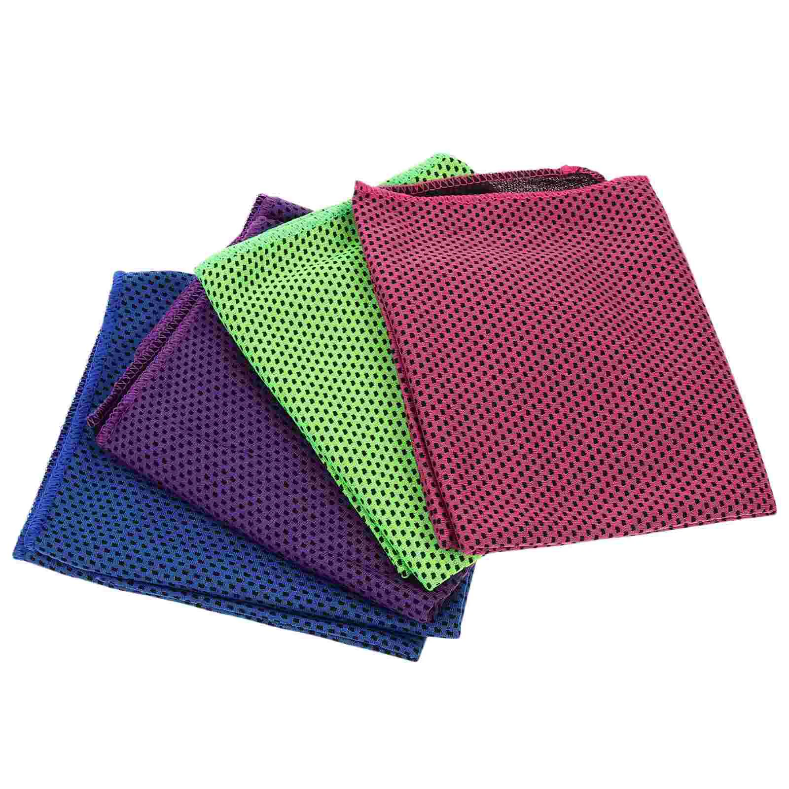 

4Pcs Sweat-absorbent Towels Towels Running Cooling Towels Multi-functional Towels
