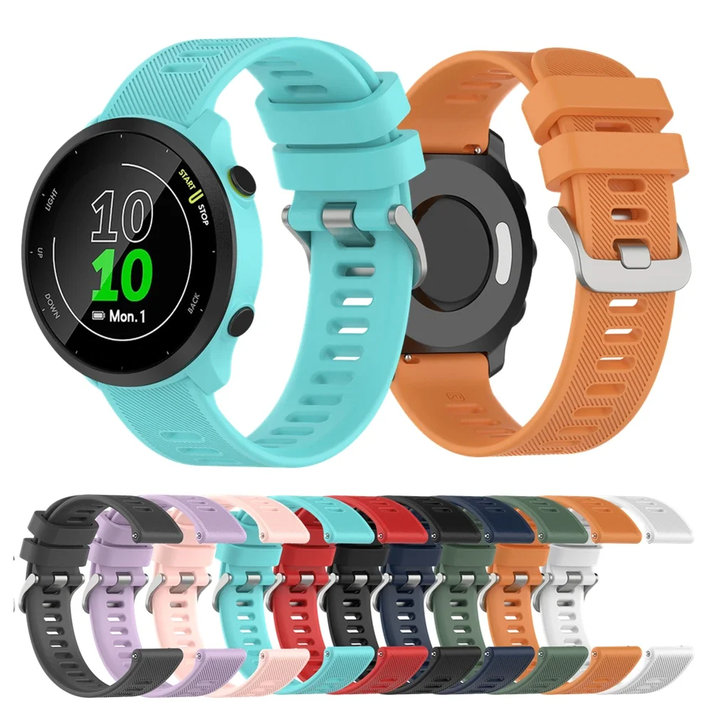 Cinturino In Silicone Per Garmin Forerunner 158 55 245 245M 645 Vivoactive 3 Watch 20Mm Cinturino Sportivo Braccialetti Per Garmin Venu