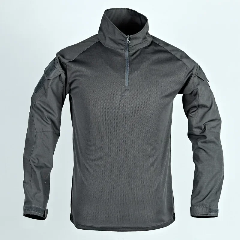Outdoor G3 Tactical Hiking T-Shirts Combat Shirts CP Camo Long Sleeve Hunting Shirt Cotton Sport Men Clothes Windproof