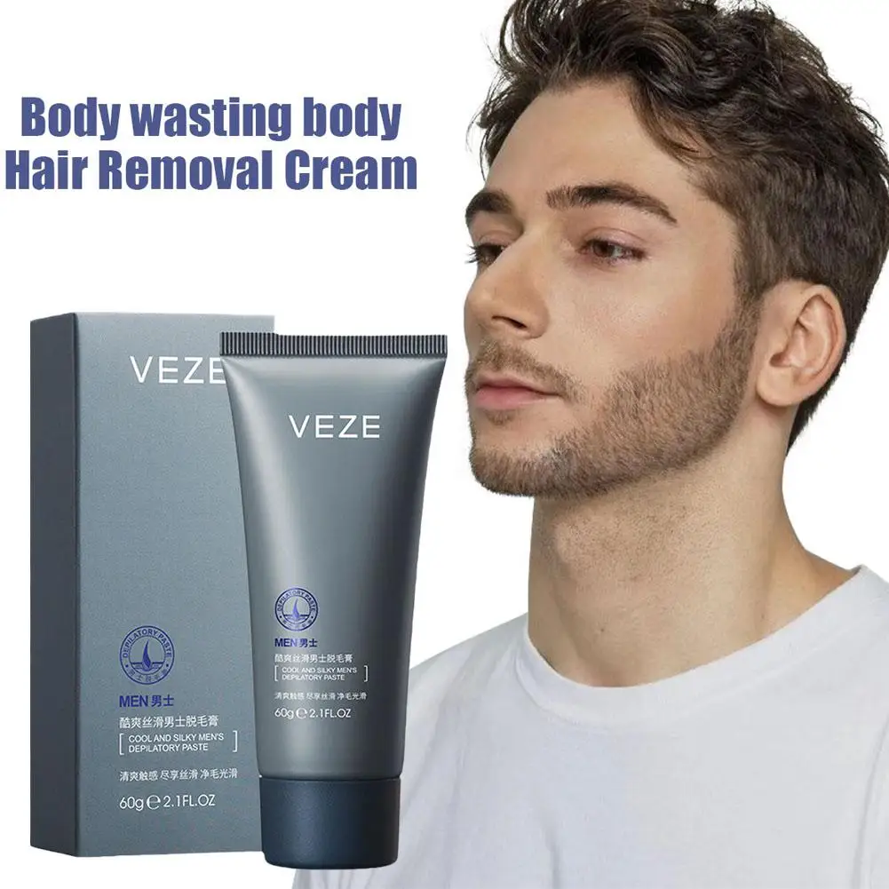 

1pcs Body Wasting Body Hair Removal Cream For Men's Hair Removal Without Damaging Pores Or Skin Fragrance U5T6