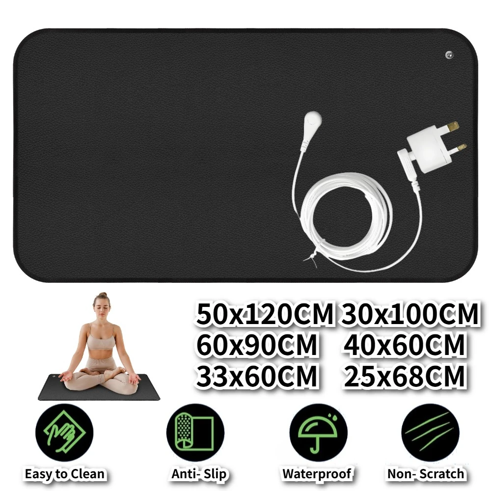 Earth Connected Grounding Mat for Sleep, Wellness, and Energy Balance