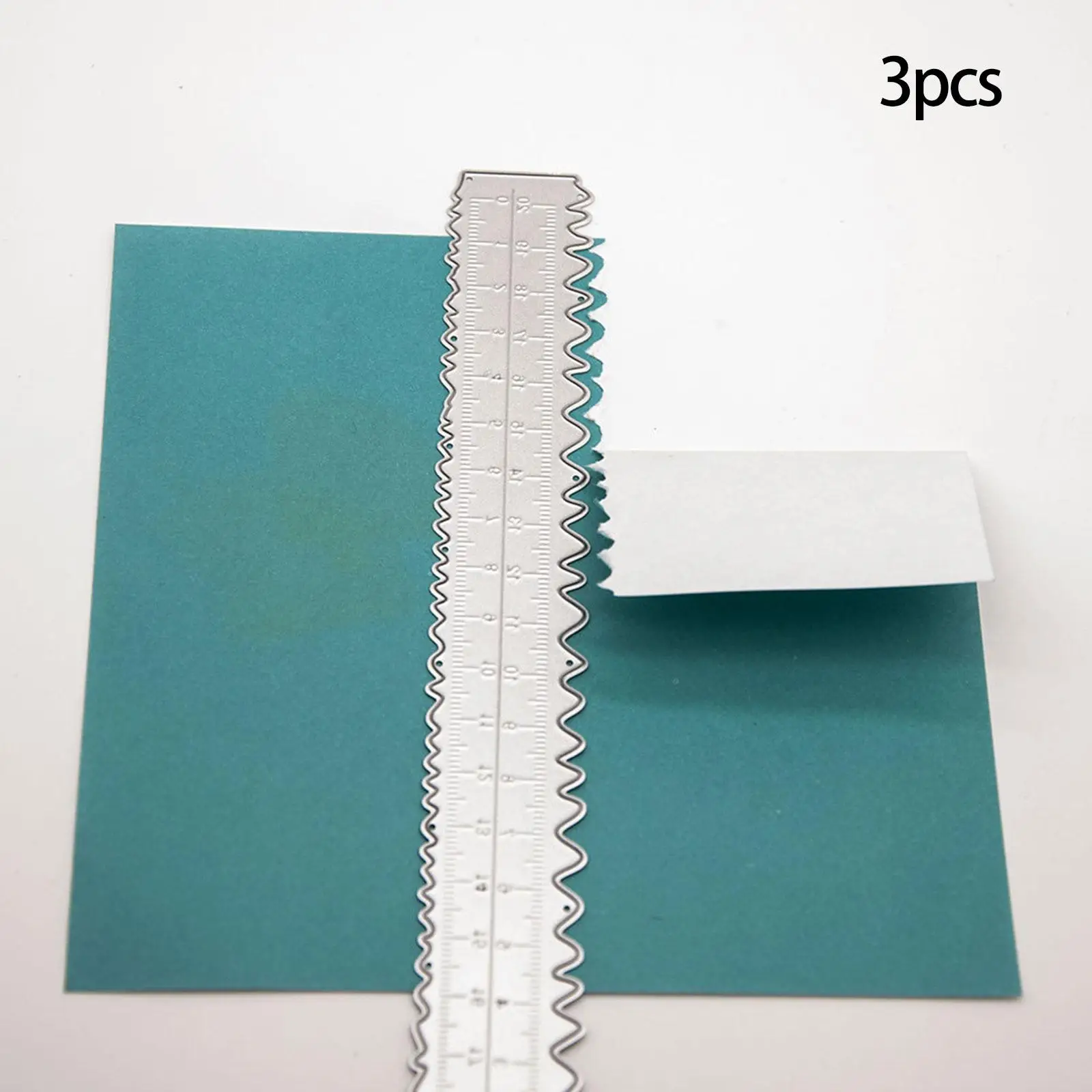 5 Pcs Deckle Edge Ruler Paper Tearing Ruler Craft Ruler for