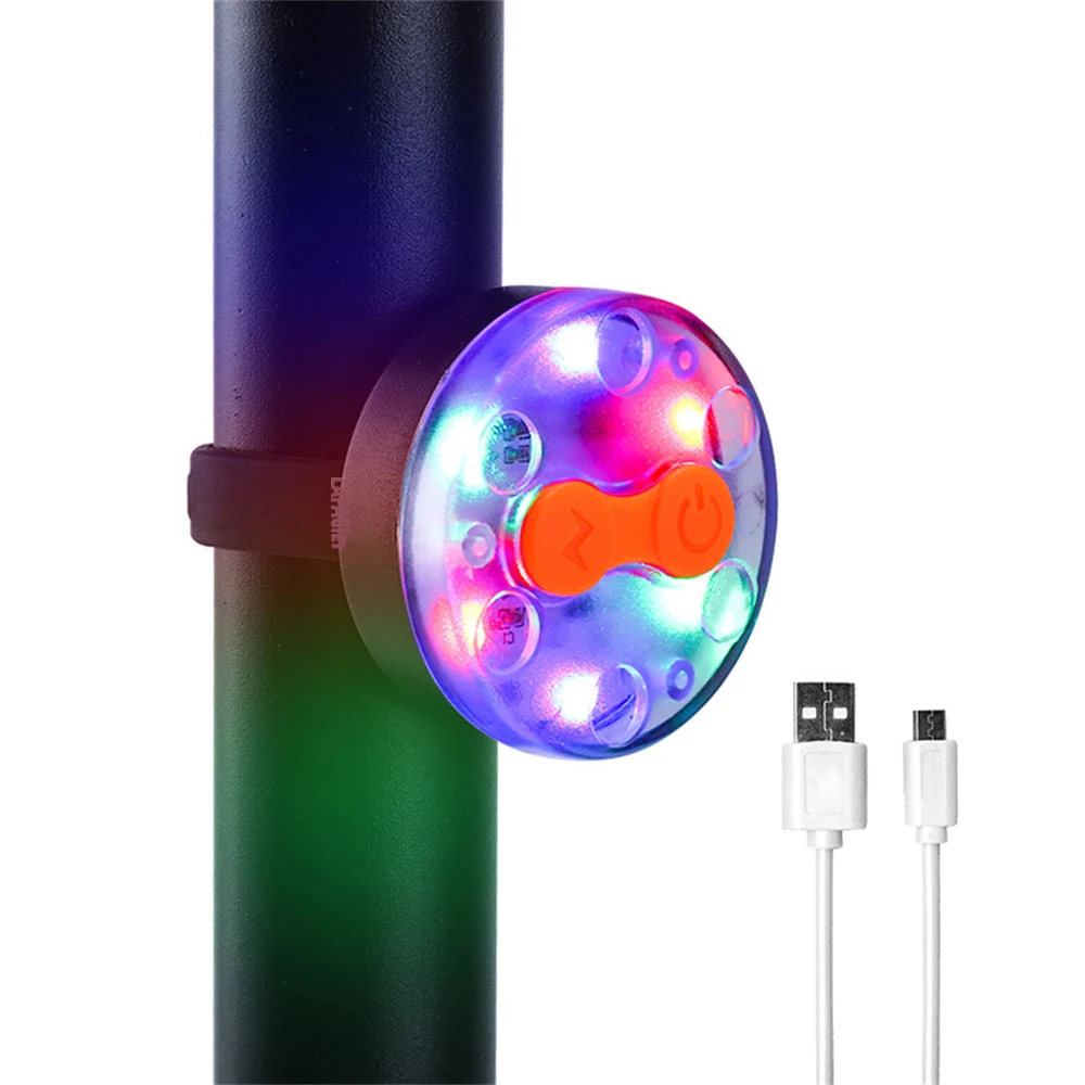 

Водонепроницаемый USB-светильник на руль велосипеда, 4 режима