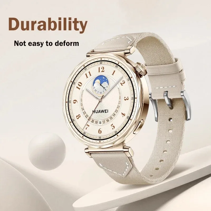 Elegant 18mm Nylon-Leather Watch Strap - Premium Replacement Accessory