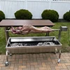 TITAN GREAT OUTDOORS 13W Stainless Steel Rotisserie Grill, 4 RPM Rotation Speed, Rated 88 LB Outdoor Cooking Spit Roaster 3