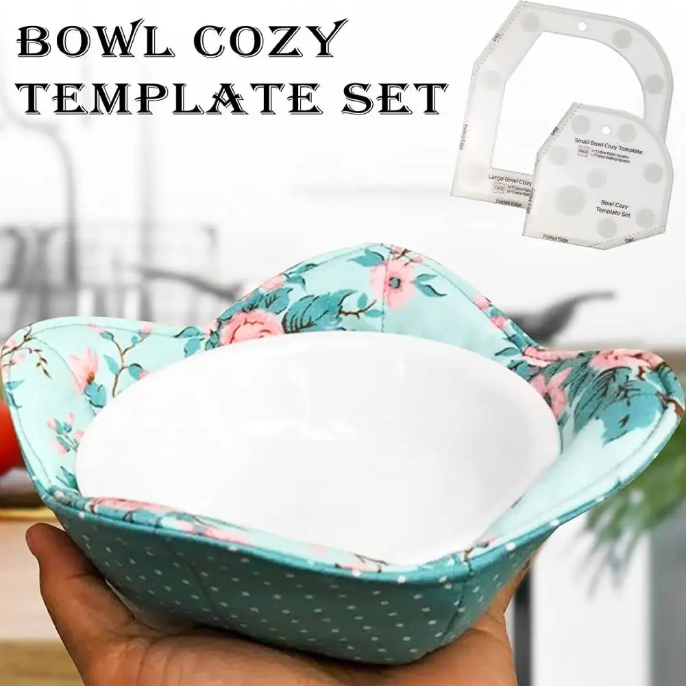 Bowl Cozy Template Set Acrylic Diy Bowl Template Cutting Ruler Bowl Mat Bowl  Cozy Pattern Template Home Sewing Accessories - Sewing Tools & Accessory -  AliExpress
