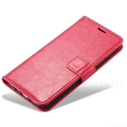 Luxury Leather Flip Wallet Phone Cover for Z3 Compact (Pink)