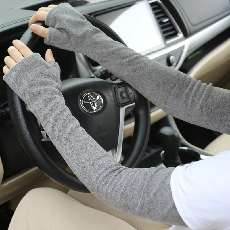 الخريف والشتاء الدافئة أكمام أذرع تبريد سماكة نوع...