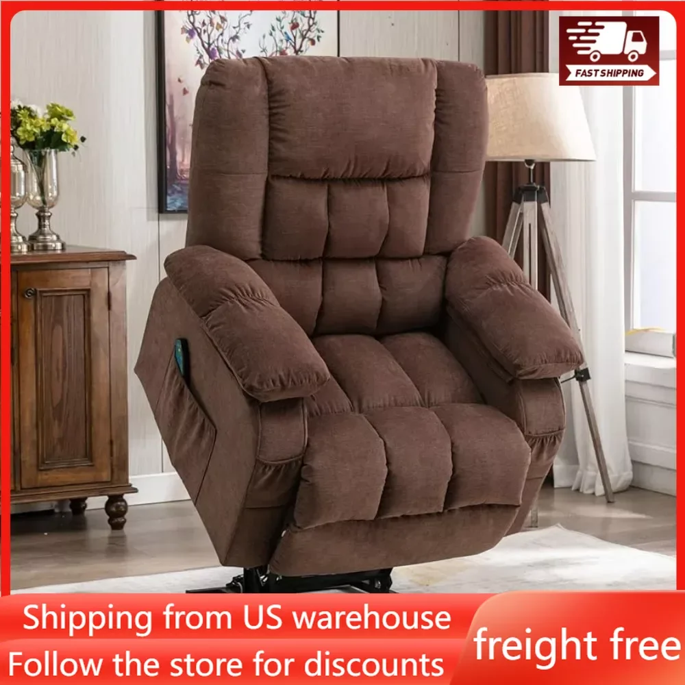 

Power Lift Recliner Chair Recliners for Elderly with Heat and Massage Recliner Chair for Living Room with Infinite Position