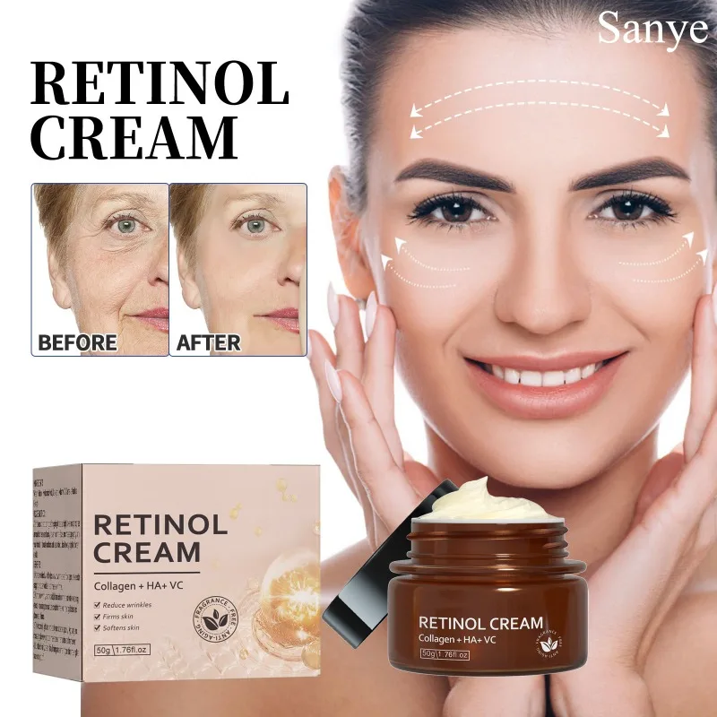 

Instant Anti-aging Collagen Cream Wrinkles Removal Face Cream Retinol Fade Fine Lines Emulsion Whitening Anti-Wrinkle Skin Care