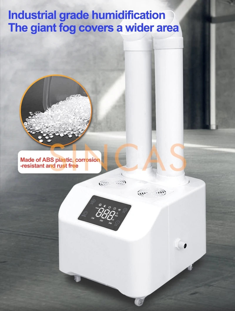Description Picture 4 of item10KG-12KG/H Ultrasonic Atomizer Industrial Humidifier Fog Machine Ultrasonic Mist Maker Fogger For Vegetables Keep Fresh110-220V
